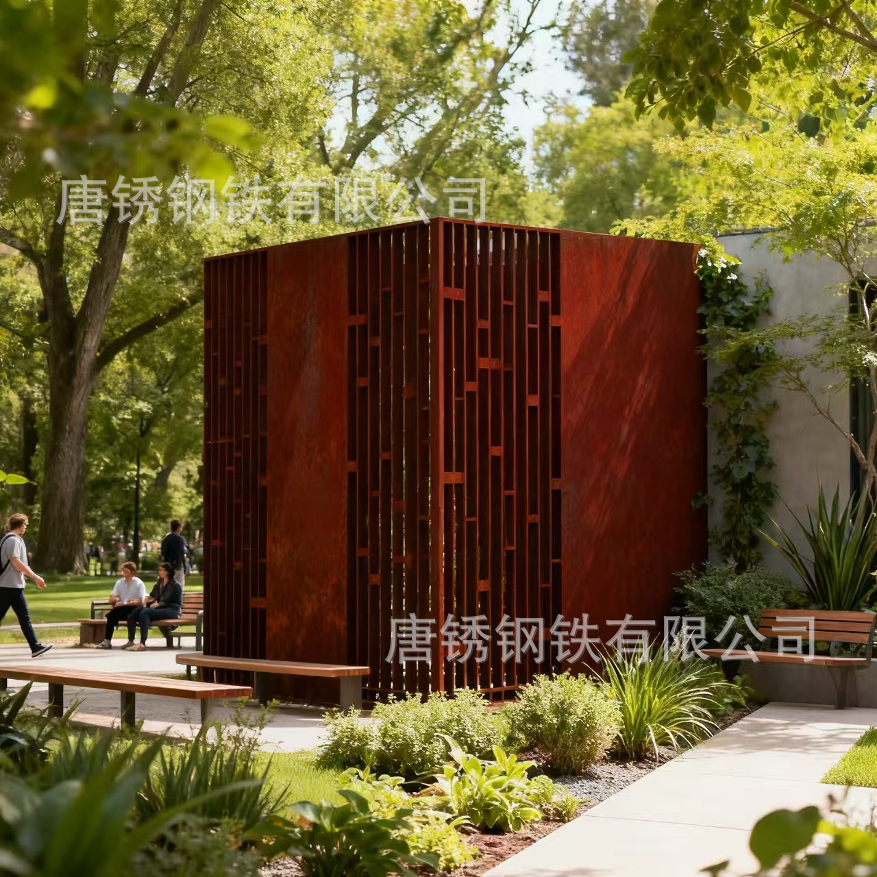 Customized Weather-Resistant Steel Screens in Stock, Processed According to Drawings, Weather-Resistant Steel Plate Cutting and Engraving, Rust Manufacturer, Available for Cross-Border Supply