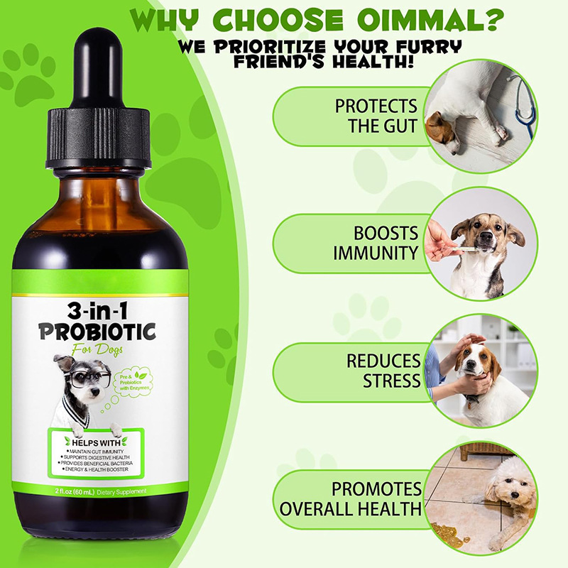 Popular Kindergarten Pet Dog Probiotic Drops Probiotics for Dogs Direct Sales and Wholesale from the Source Manufacturer