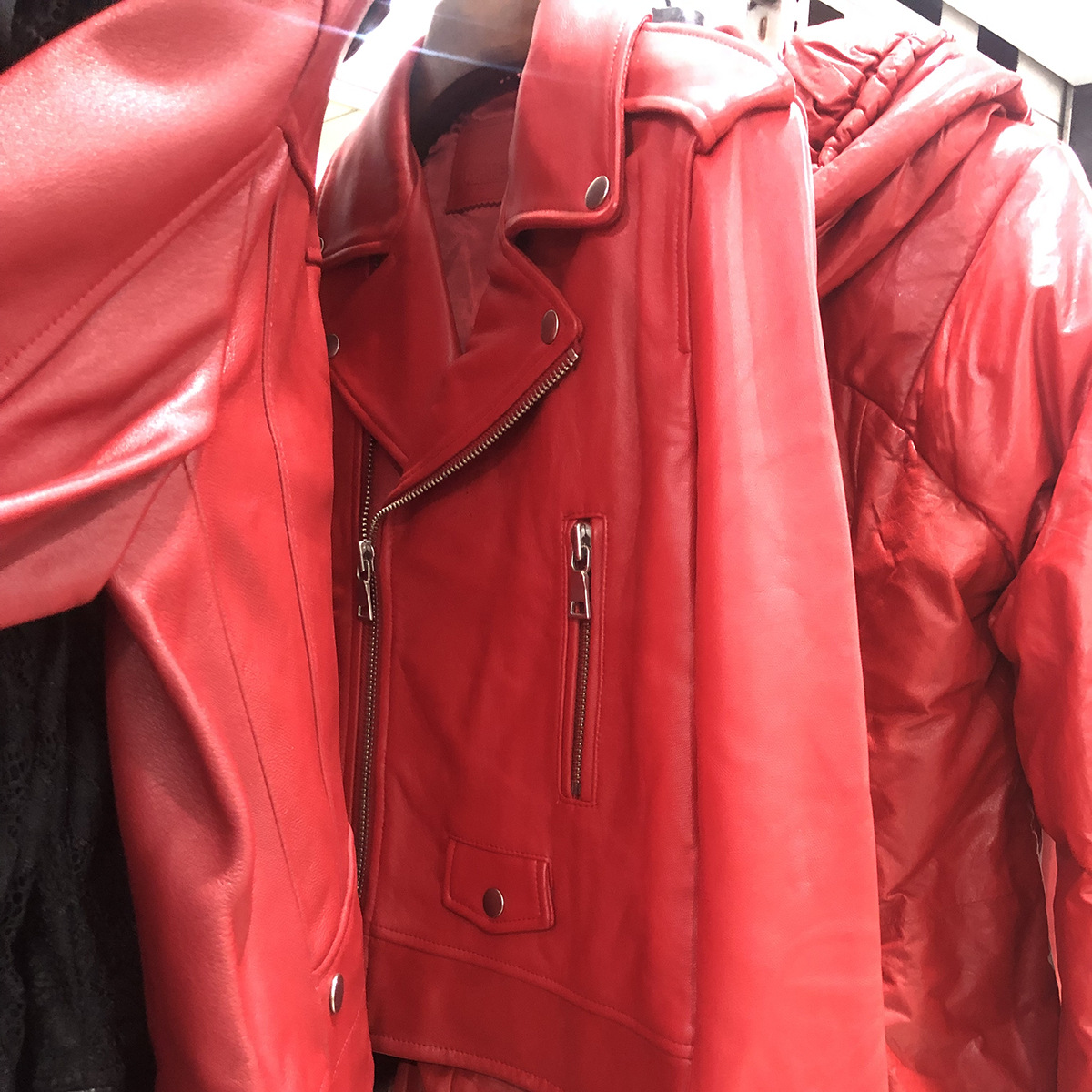 Super Soft Sheepskin Garment Leather Lightweight Washable Genuine Leather Fabric Multicolor in stock