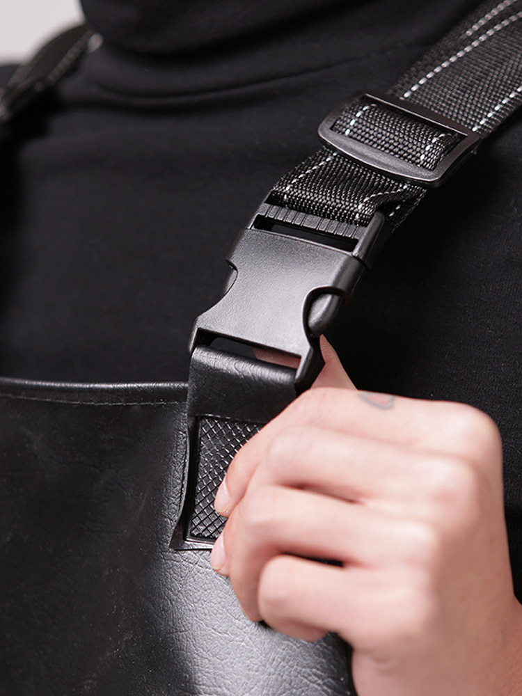 Cross-border Rain Pants Fishing Pants Waterproof Leather Fork Half-length Water Pants Men's Catching Fish Pants Thickened Water Pants