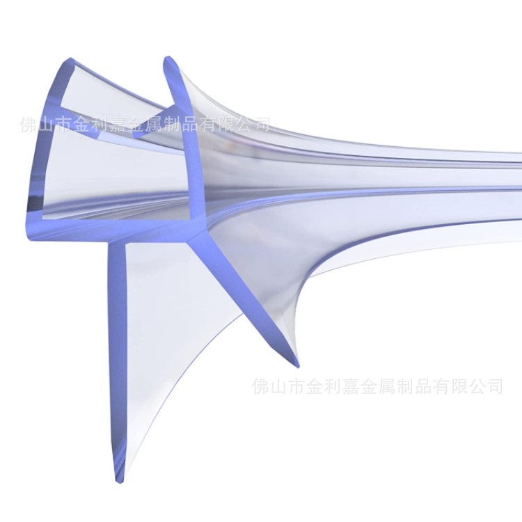 Bathroom Door Water Resistance Bathroom Bathroom Glass Door Bottom Curved Waterproof Door Stop Shower Room Door Water Retaining Strip