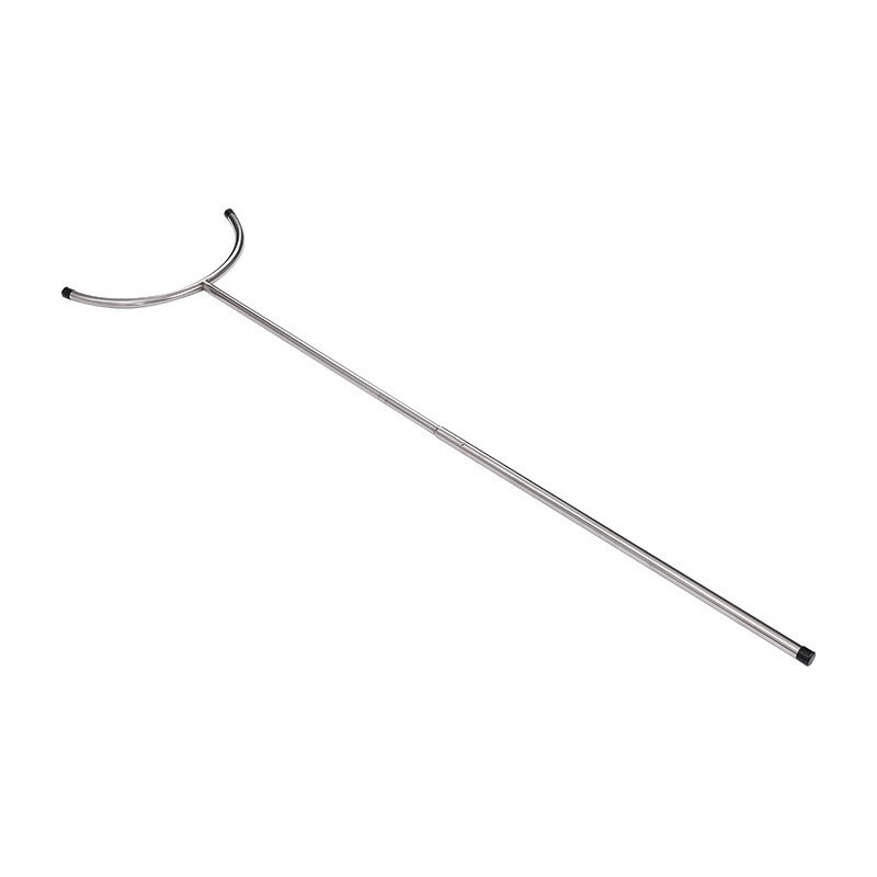 Anti-Riot Steel Fork Defense Anti-Riot Security Equipment Telescopic Stick Steel Fork Stainless Steel School Security Supplies Anti-Riot Equipment