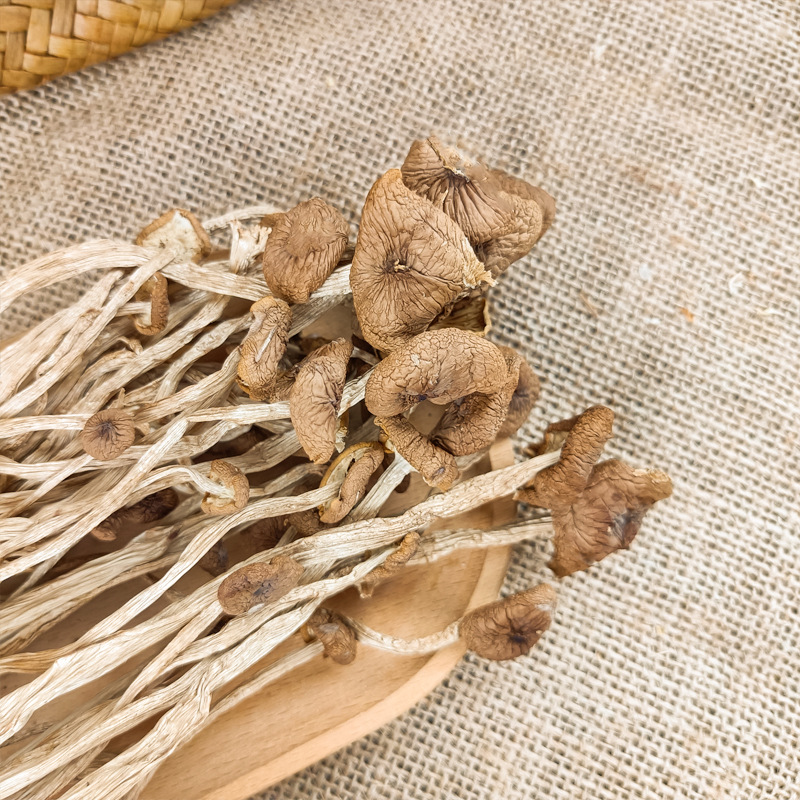 Dried Gutian Tea Tree Mushrooms, Farm Specialty Shiitake Mushrooms, Sulfur-Free, Unopened Caps, Suitable for Soup, Packaged 100g