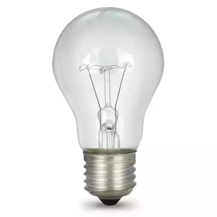 A60 Incandescent Lamp Bulb E27 Tungsten Filament Bulb 220-240V Bulb Screw Standard Bulb Ball Bulb