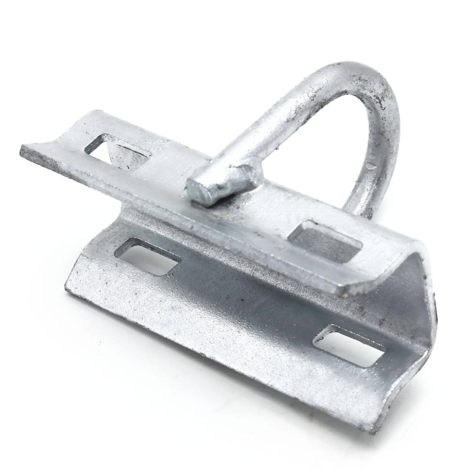 African Fiber Optic Cable Hardware Hook Hot-Dip Galvanized Steel Strap Hook Piece for Telecommunications-Grade Fiber Optic Suspension Cable Bracket