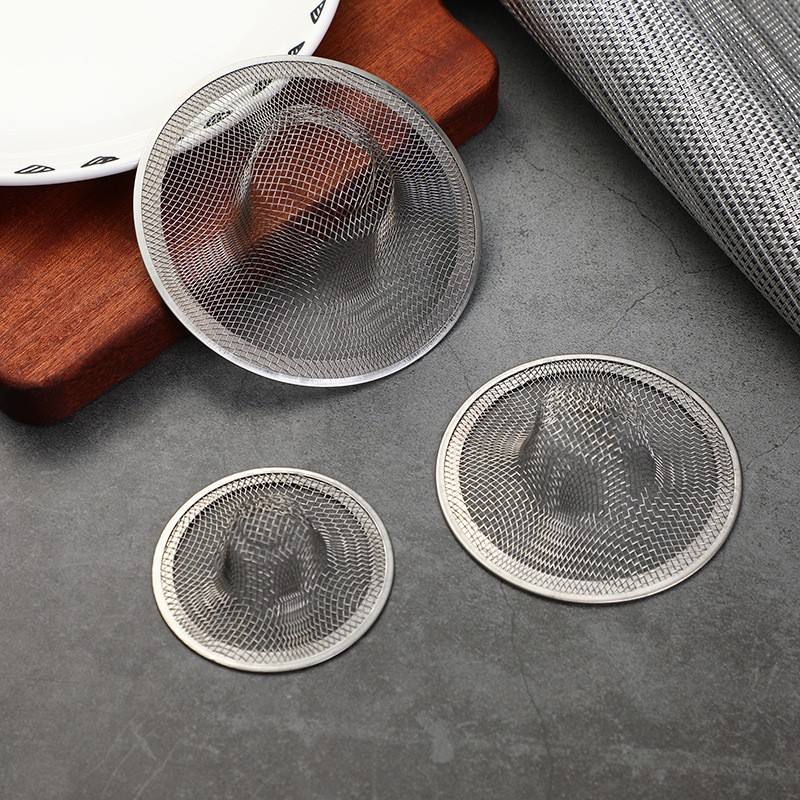 Round stainless steel pool floor drain Net 5/ 7/9/11cm straw hat floor drain net shower filter cover floor drain wholesale