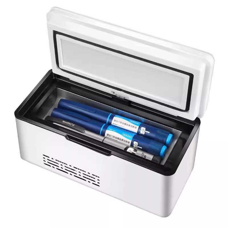 Free Shipping Insulin Refrigerated Box Portable Refrigerator Rechargeable Small Refrigerator 2024 New Small Medicine Box Mobile Medicine