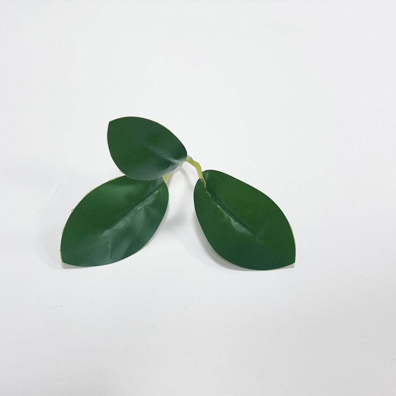 Cross-border Hot Sale Simulation Green Plant Bonsai Fugui Leaf Magnolia Leaf Fake Green Plant Leaf Ficus Leaf Leaf Accessories