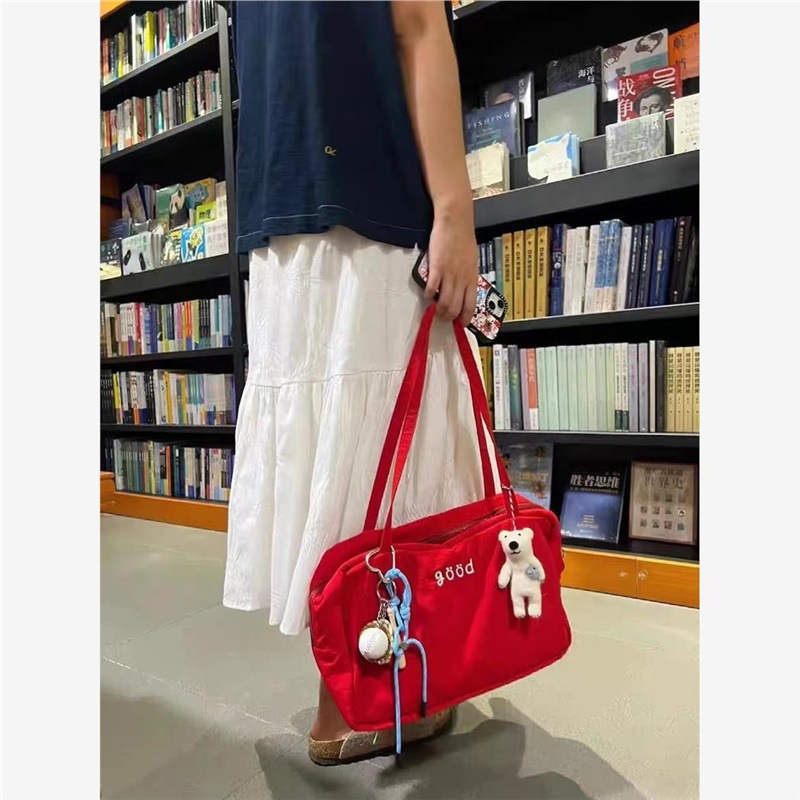 Nylon High-Looking Casual Large-Capacity Nylon Bag Handbag New Versatile Commuter Shoulder Tote Armpit Bag
