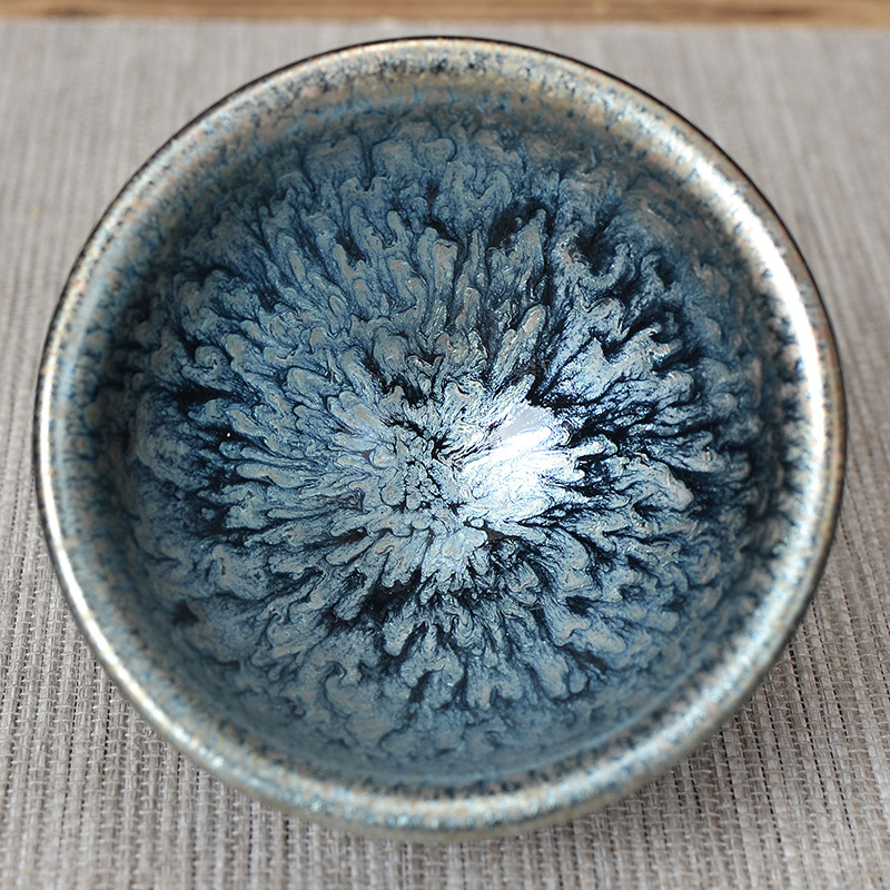 Slight Flaw Jianyang Jianzhan Tea Cup Master Cup Tea Cup Kung Fu Tea Bowl Tea Cup Single Cup Wholesale Drainage