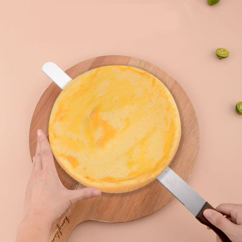 Stainless Steel Serrated Knife for Toast, Special Sandwich Bread Knife, Cake Slicing and Layering Baking Tool