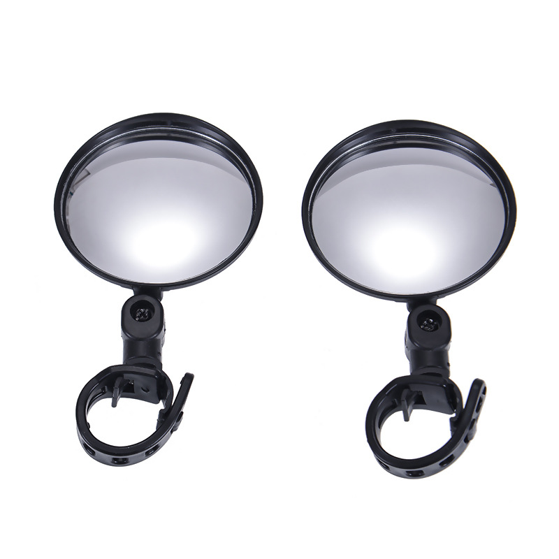 Two-piece bicycle convex reflector mountain bike 360-degree rotatable rearview mirror wide-angle Bicycle Rearview Mirror
