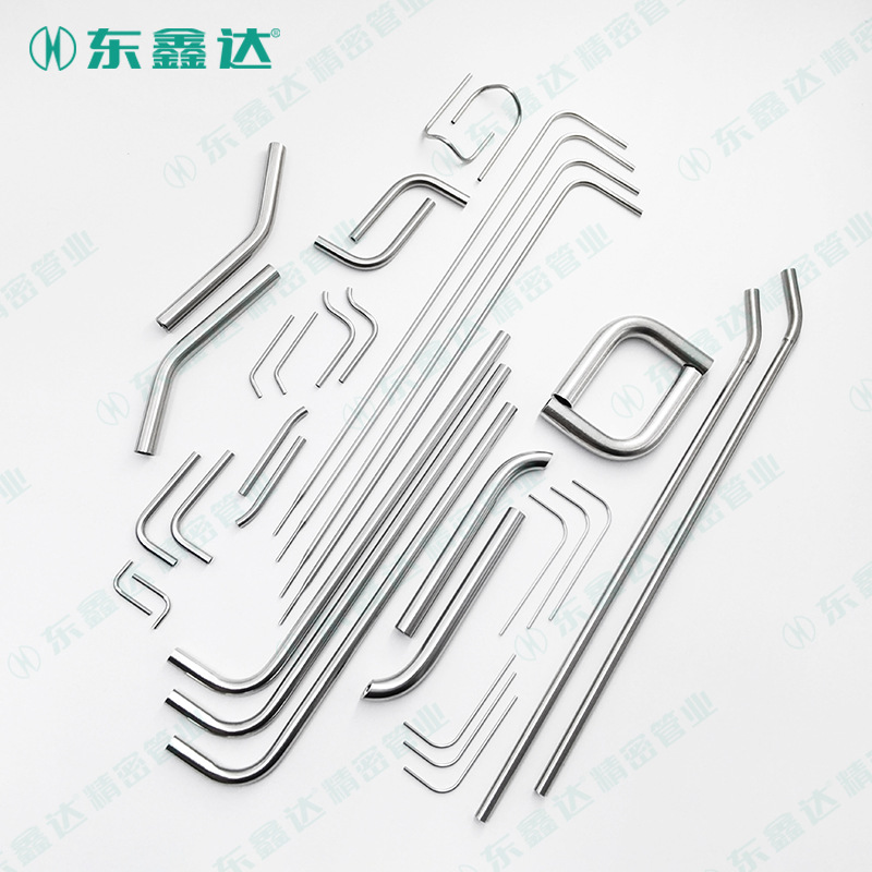 Обработка гибки капиллярной трубки из нержавеющей стали 316L304, нестандартные прецизионные гибочные детали, медицинские аксессуары для трахеи