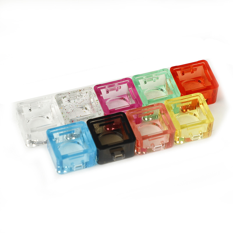 Прозрачный однопортовый многоцветный с брелком, тестер механической клавиатуры, красный синий зеленый желтый