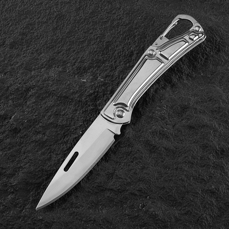 Нож для кемпинга мини складной из нержавеющей стали для самообороны портативный складной нож фруктовый нож
