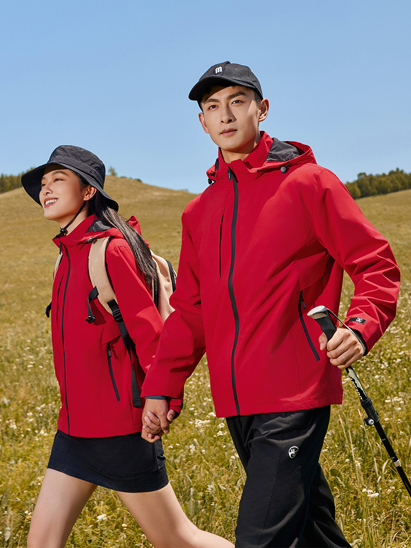 Single-layer assault clothing custom-made thin outdoor overalls custom-made hooded windbreaker autumn and winter overalls jacket embroidered logo