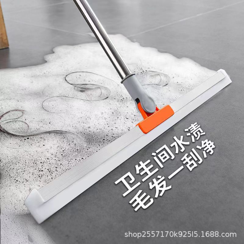Silicone Sweeping Magic Broom Household Floor Bathroom Cleaning Toilet Wiper Artifact Hair Broom Wiper
