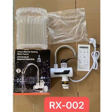 Электрический нагревательный смеситель универсальный, быстрое нагревание, цифровой дисплей, мгновенный водонагреватель для кухни и ванной, горячая и холодная вода