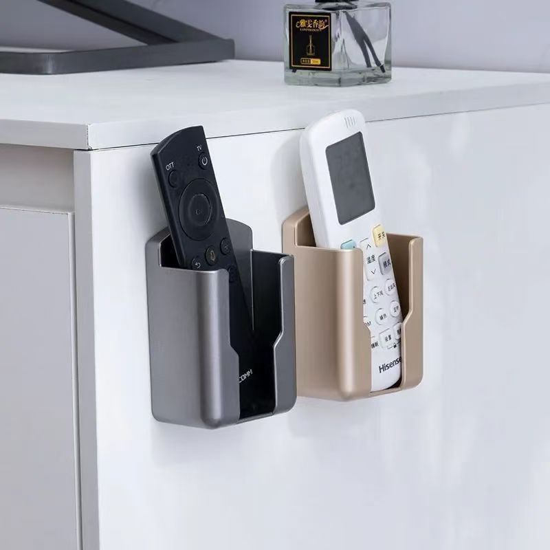 Universal Tv Fan Air Conditioner Remote Control Storage Box Clothes Drying Rack Storage Wall-Mounted Desktop Mobile Phone Charging Rack