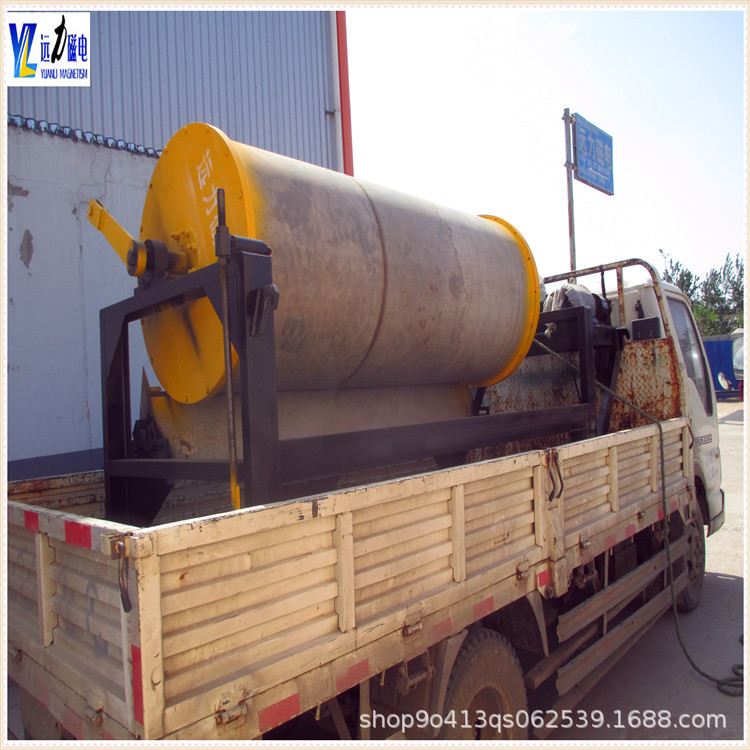 Magnetic Selection Machine River Sand Mine Dry Wet Water Selection High Strength Magnetic Semi-reverse Flow Downstream Permanent Magnet Cartridge Magnetic Selection Machine