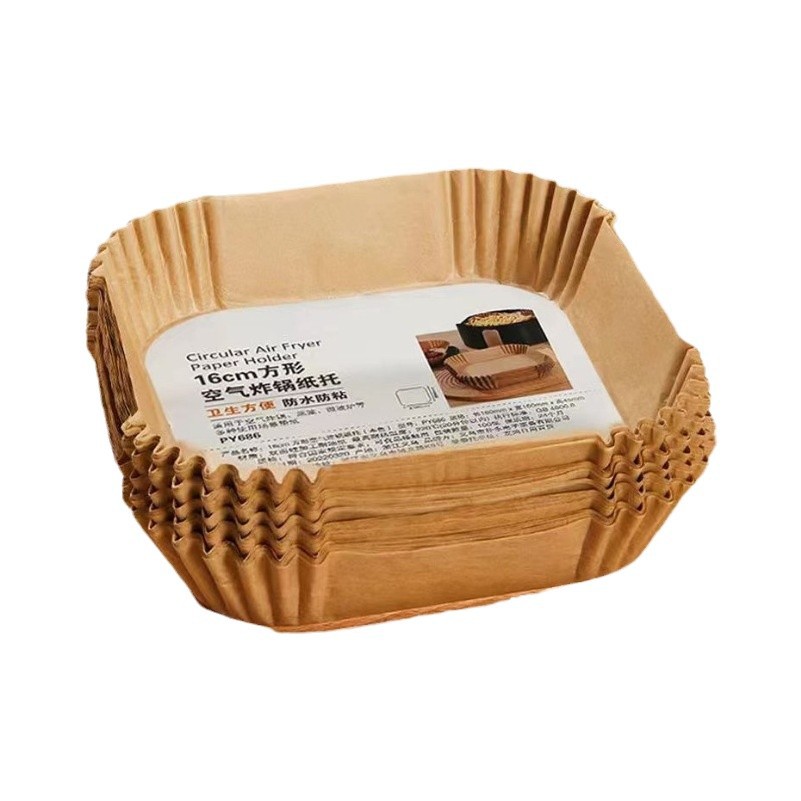 Air Fryer special paper plate strength factory household oil-absorbing paper pad food oven baking silicone oil paper baking
