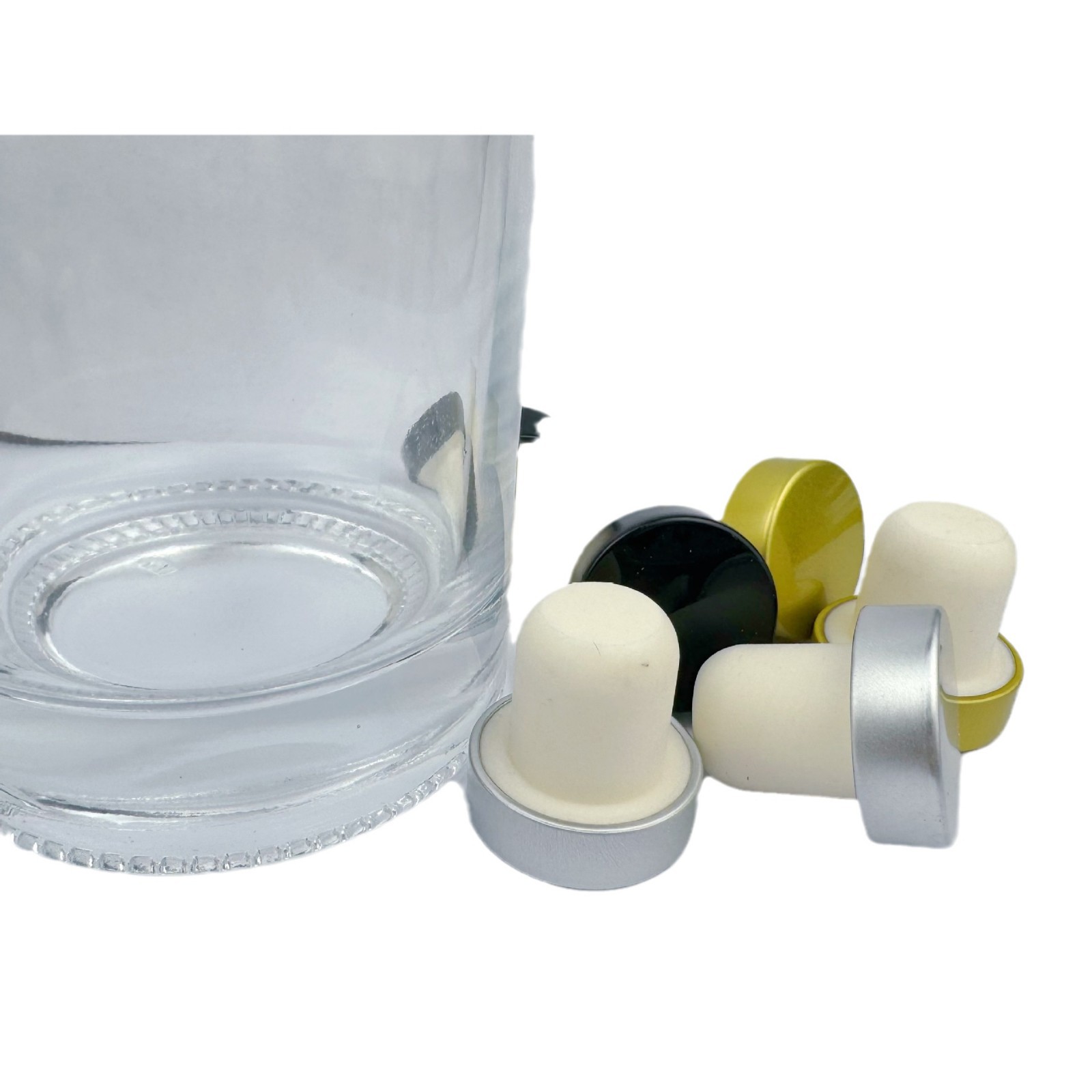 Aluminum polymer stopper T-type alumina bottle aromatherapy bottle cap glass bottle supply wholesale TPE bottle stopper