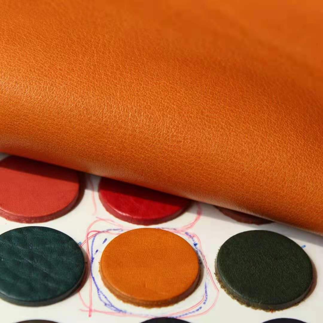 m-box transparent dyeing multi-fat color soft vegetable tanning 2.0-2.5mm manual DIY leather first layer cowhide