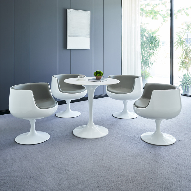 Xjb20 # Круглый стол и стулья для переговоров, современный и простой прием, офис для продаж, красота и креативное время