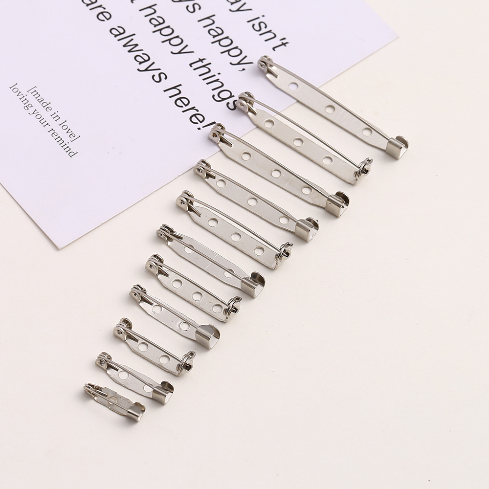 Железная простая перфорированная булавка, многоразмерная, булавка для корсажа, аксессуары, оптовая продажа