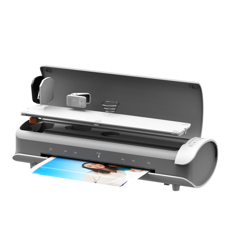 Shou Osmile Laminating Machine Sl988 Photo Plastic Sealing Machine Multi-Functional Six-In-One Laminating Machine File Cross-Border