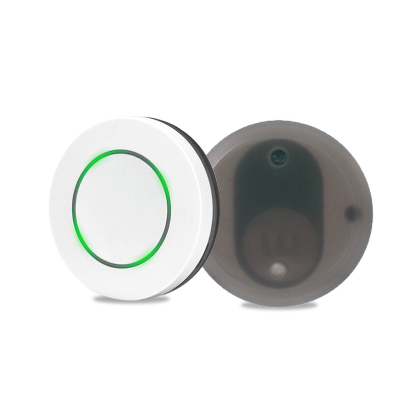 Random stick round hand pressure switch remote control LED light remote control access control single key 86 panel remote control 433m