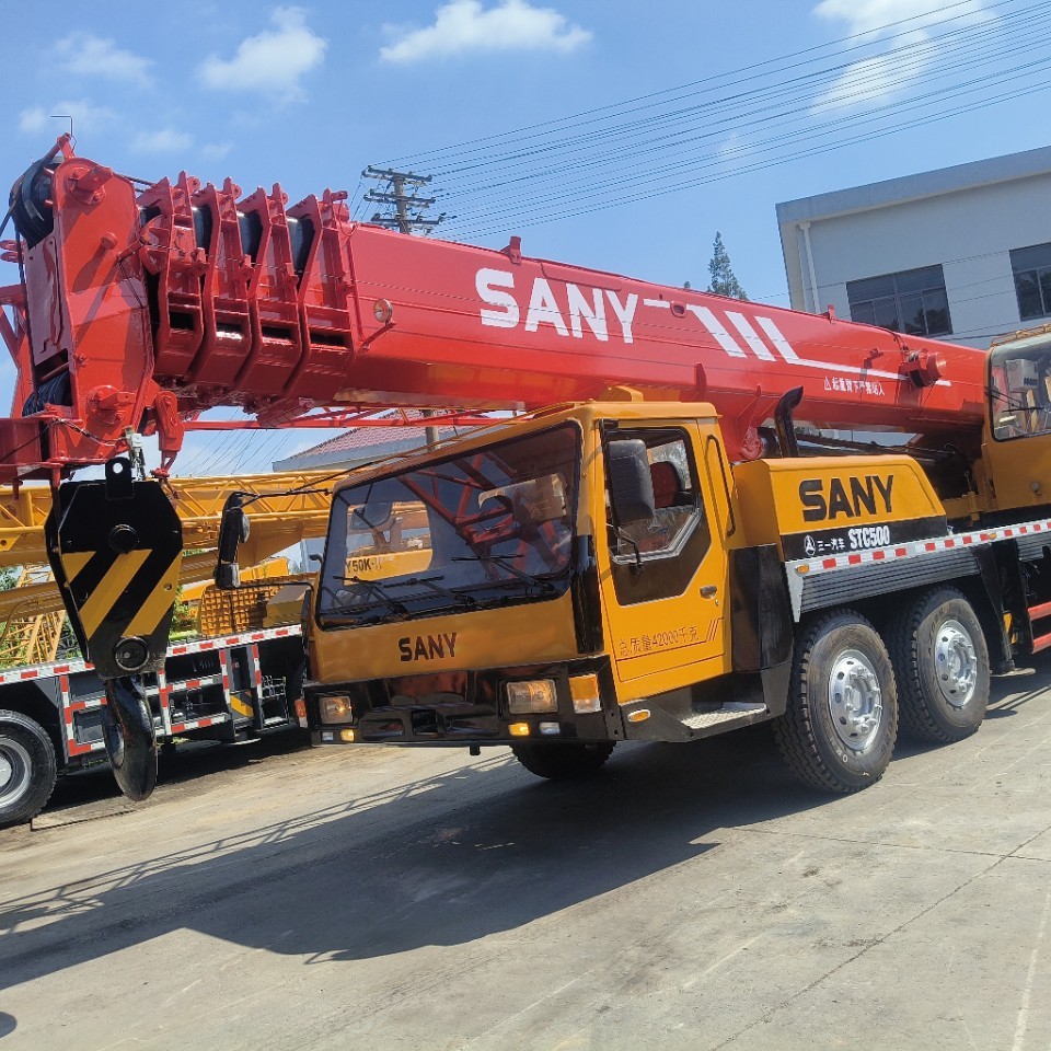 Гусеничный кран Sany 50 тонн, б/у, кран Xcmg 100 тонн, экспортный грузовой кран Qy70K