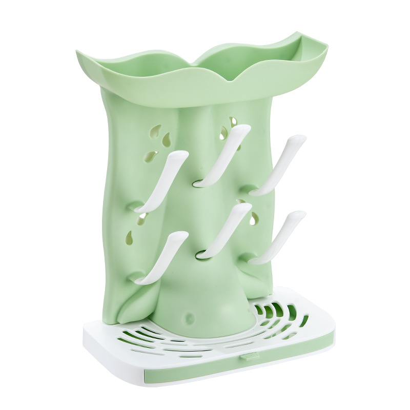 Baby bottle draining rack upside down cup draining rack baby bottle storage drying rack kitchen storage rack