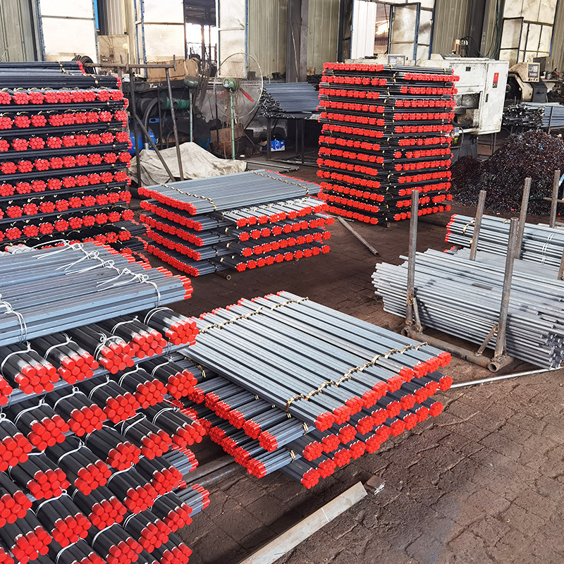 Mining B19 Drill Rod Anchor Rod Drill Rod B22 Hexagonal Combination Drill Rod Hollow Anchor Rod Machine Drill Rod