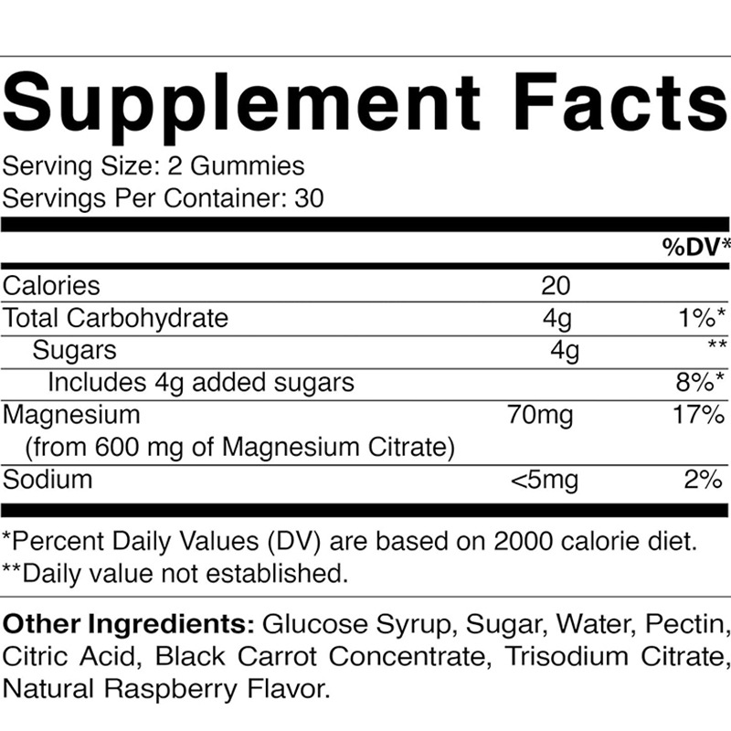 Amazon Tk Temu Gummy Customized Export Cross-Border Glycine Magnesium Gummy