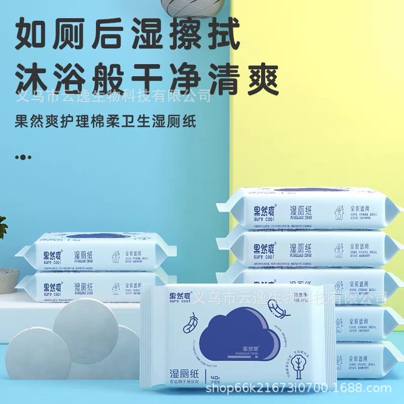 Влажная туалетная бумага, которую можно смывать, большая упаковка, портативная антимикробная туалетная бумага, оптовая продажа