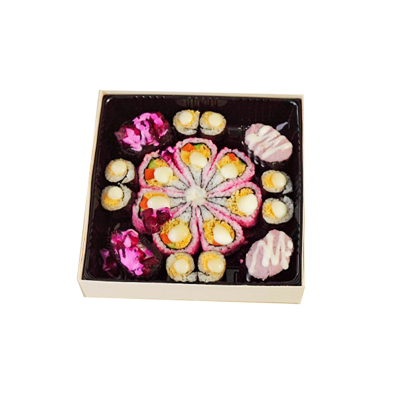 Wooden Packaging Box Sashimi Japanese Restaurant Takeout Box Salmon Box Sushi Box Manufacturer Wholesale