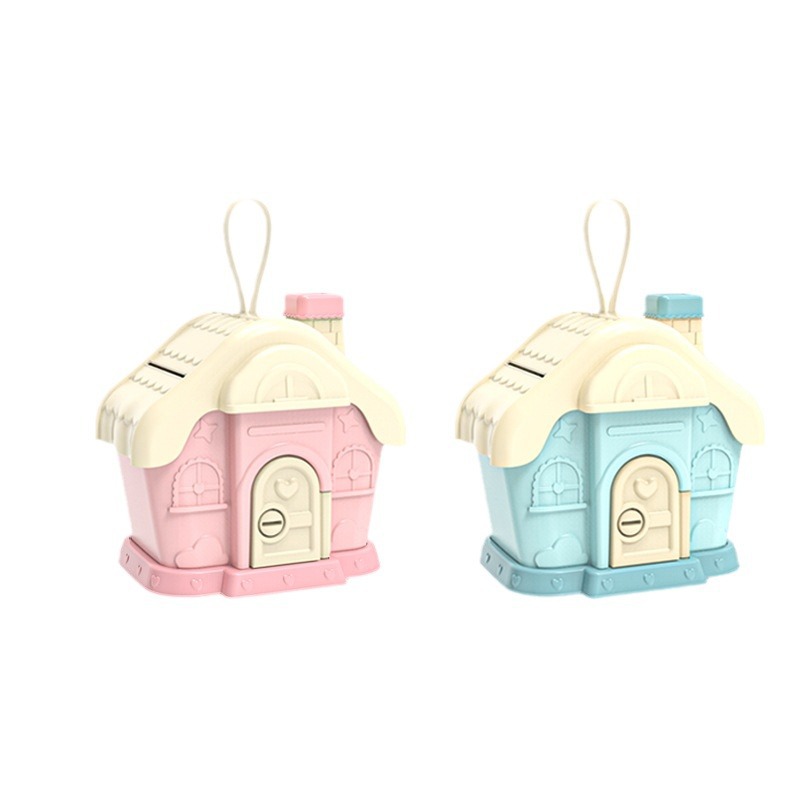 New Children's Girl's Heart Drop-Resistant Cute Piggy Bank Toys Creative Cartoon Coin Pocket Ornaments Educational Toys
