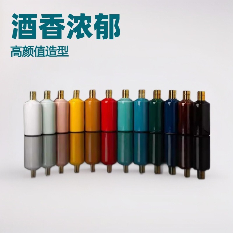 2025 new standard Mao type ceramic wine bottle 1kg wine bottle full set with label can be engraved 12 zodiac bottle