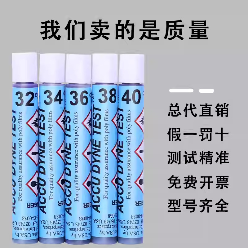 Original Authentic American Accu Dyne Pen German Schron Schumann No. 38 Corona Pen Surface Tension Test Pen