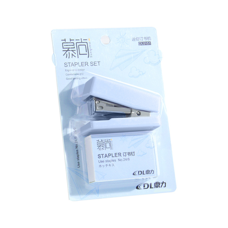 Dingli Morandi No. 12 Stapler Primary and Secondary School Students Office Labor-saving Stapler Mini Portable Stapler