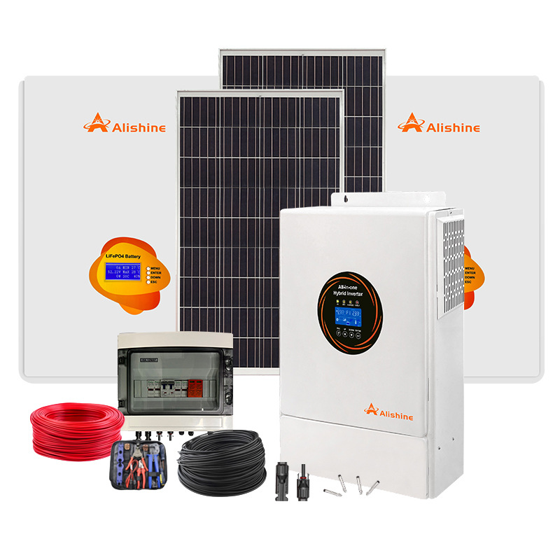 5Kw-60Kw Household Photovoltaic Energy Storage Battery Household Backup Energy Storage Power Supply Solar Power Supply System Complete Set