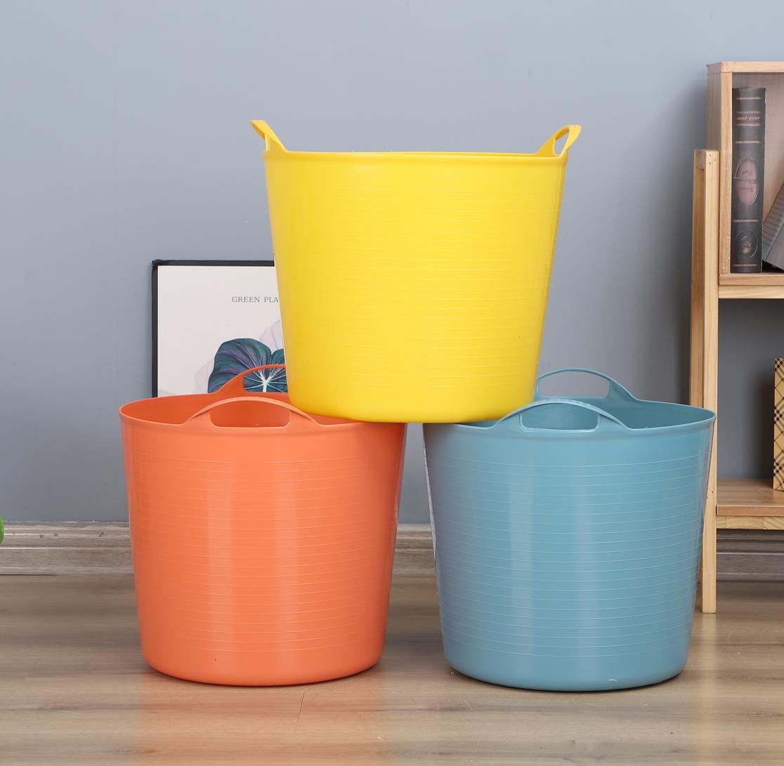 Factory direct baby bath bucket plastic children Bath bucket multifunctional storage bucket thickened plastic bath bucket