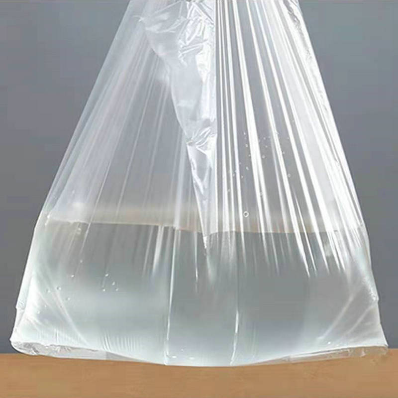 Wholesale Black and White Flat Bags for Hotel Guest Rooms, Small Plastic Bags for Home Hospitality and Commercial Use
