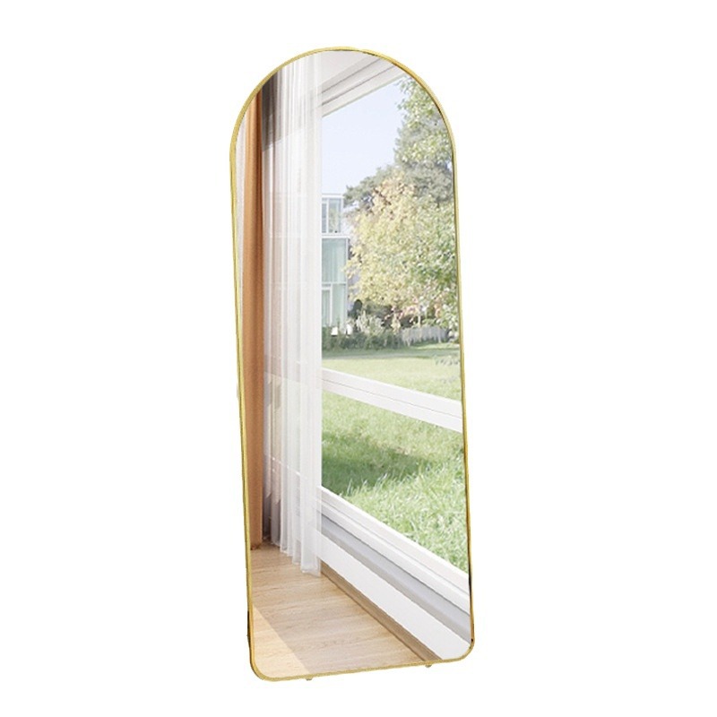 Full-Length Mirror, Floor-To-Ceiling Mirror, Home Girl's Popular Ins Style Dressing Mirror, Wall-Mounted Fitting Mirror, Bedroom Stereo Large Mirror