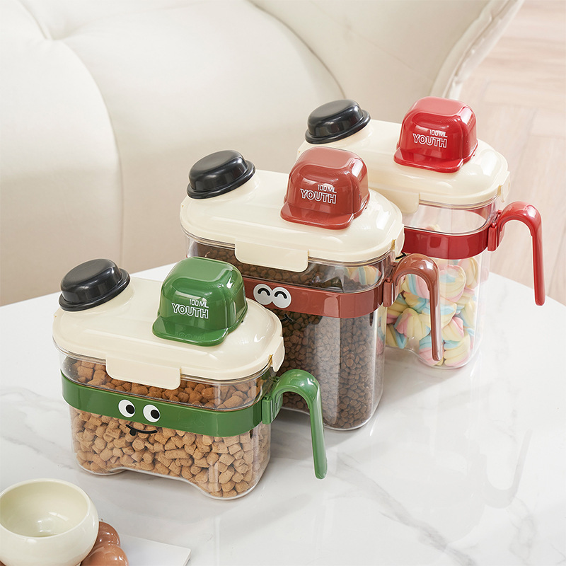 Cat Food Storage Barrel, Dog Food Sealed Can, Moisture-Proof Food-Grade Pet Cat Food Storage Box, Food Storage Barrel Box