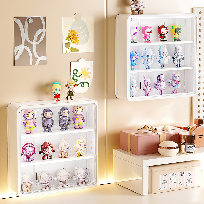 Blind Box Storage Display Rack Display Wall Hanging Transparent Bubble Mate Doll Dustproof Hand Display Box