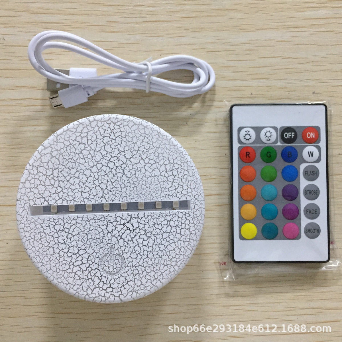 Night Light Base New Creative Touch Remote Control Colorful Night Light USB Charging Base Led Desk Lamp Base
