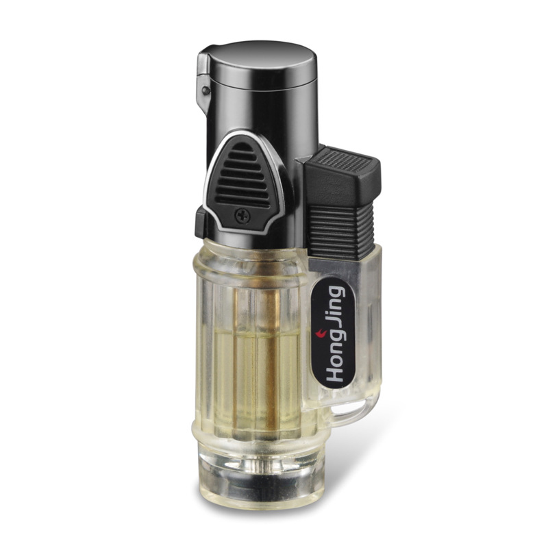 Hongjing 1205 Single Direct Jet Small Spray Gun Welding Torch Kitchen Outdoor Camping Barbecue Fire Starter Inflatable Windproof Lighter