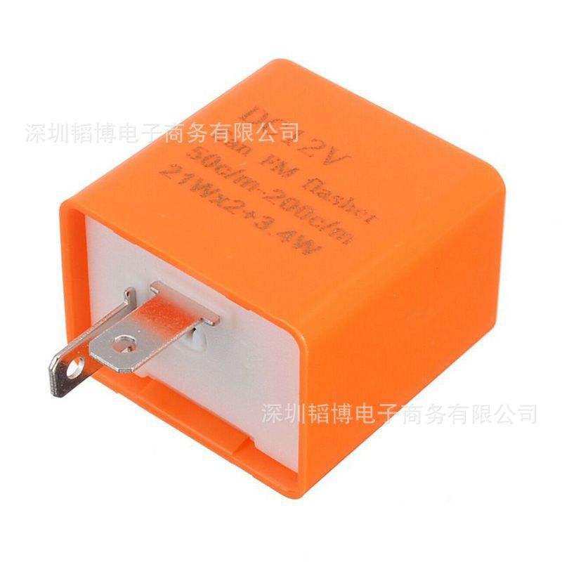 Motorcycle LED flasher turn signal control relay lamp controller Indicator Regulator adjustable